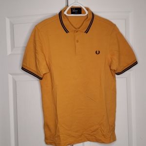 Fred Perry Classic Twin Tipped Mustard Polo